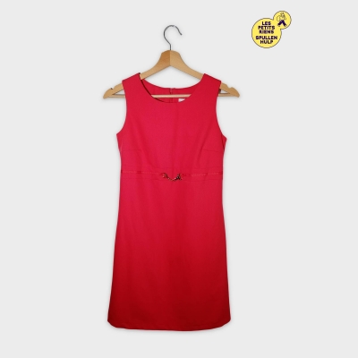 Robe Droite Rouge Hippocampe Paris S