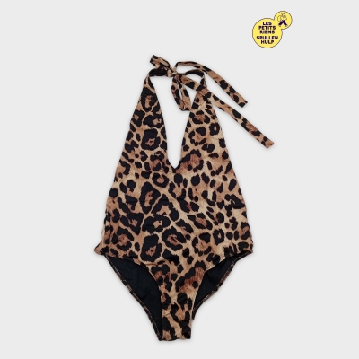 Maillot De Bain Une Pièce Léopard Zara S