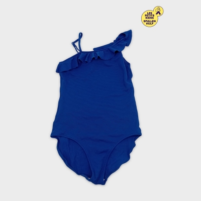 Maillot De Bain Une Pièce Kiabi Bleu Volants Fille 14 Ans