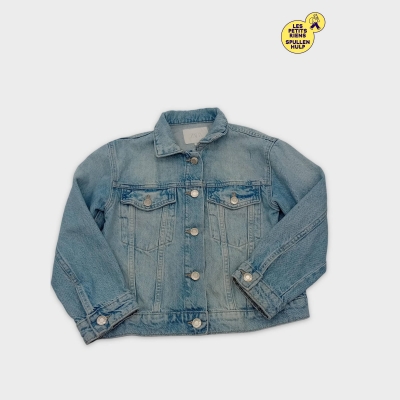 Veste En Jean Zara Bleu Clair 8 Ans