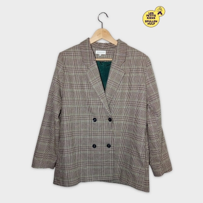Blazer Double Boutonnage Harris Wilson Carreaux Prince De Galles
