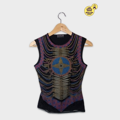 Top Débardeur Morgan Femme Multicolore Motifs Géométriques T5173