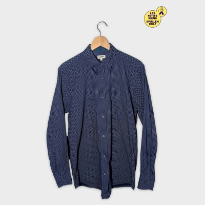 Chemise Homme Old Ridel Bleue Motifs Paisley Taille L