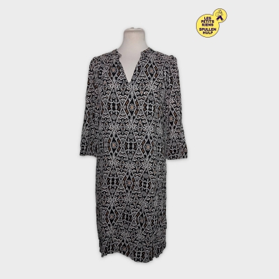 Robe Fluide La Fée Maraboutée Motifs Géométriques T5177