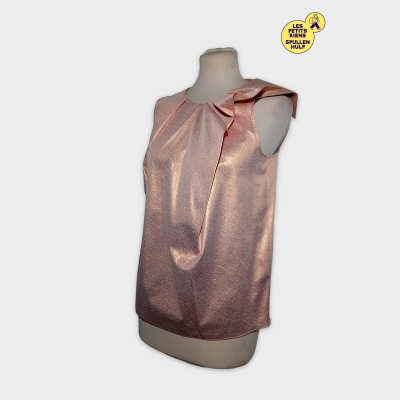 Haut Sans Manches Brillant Natan Edition 5 Rose Gold Taille M