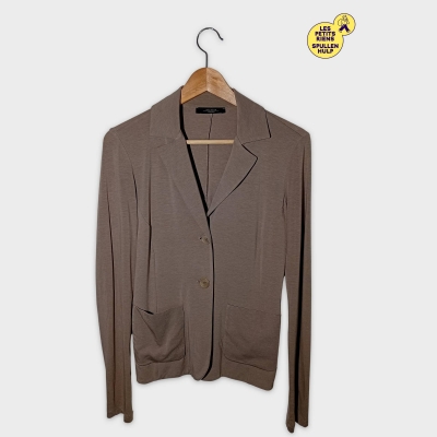 Veste Blazer Taupe Jersey Weekend Maxmara Femme S
