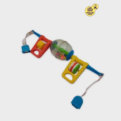 Hochet Poussette Fisher-price Vintage Années 70 Bébé
