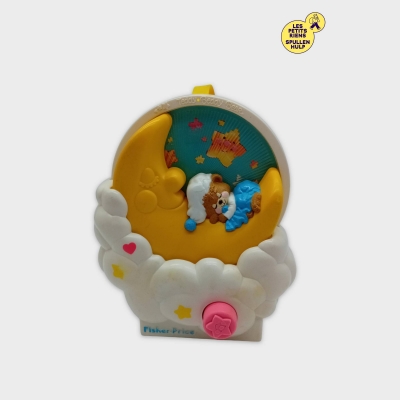 Jouet Musical Fisher-price Teddy Beddy Bear Lune Nuages Vintage