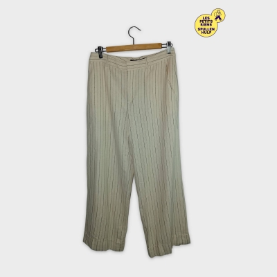Pantalon Lauren Ralph Lauren Rayé Beige S