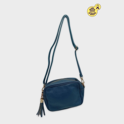 Sac Bandoulière Elie Beaumont London Bleu Canard