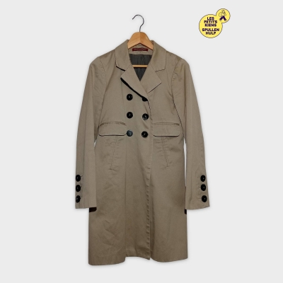Trench-coat Beige Double Boutonnage Comptoir Des Cotonniers 38