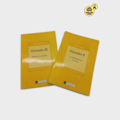 Lot 2 Livres Orientales Ii & Iii Henry Laurens Cnrséditions (BL830)