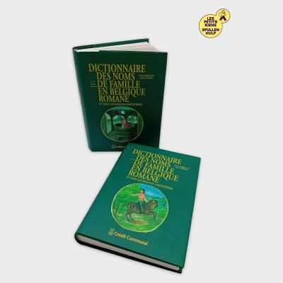 Dictionnaire Des Noms De Famille Belgique Romane (a-n & O-z) Crédit Communal (BL831)