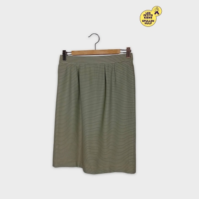 Jupe Rayée Louis Féraud Beige L