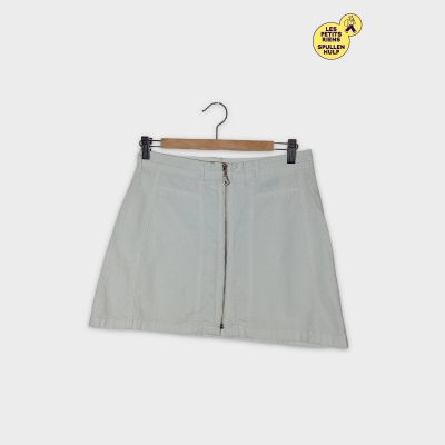 Jupe Courte Blanche Tabago En Coton Taille L