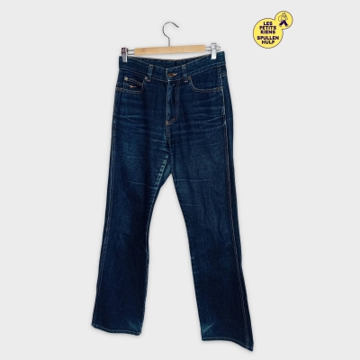 Jean R.m. Williams Bleu Foncé Coupe Droite M