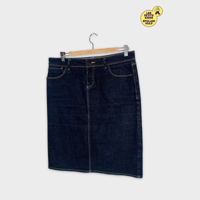 Jean Large Bleu Foncé Zara Woman