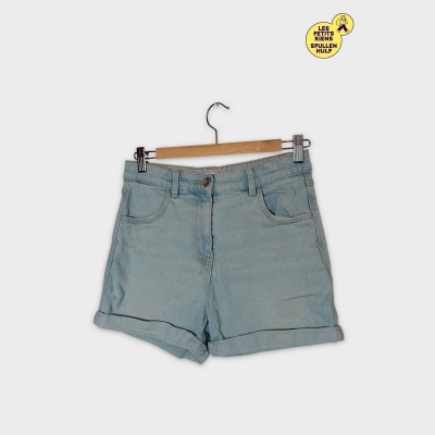 Short En Jean Bleu Clair Gemo Taille 16