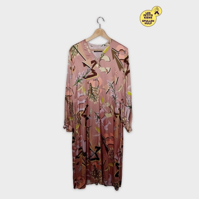 Robe Longue Marccain Soie Imprimée L