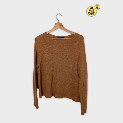Pull Maille Doux Marron Camel Weekend Maxmara M