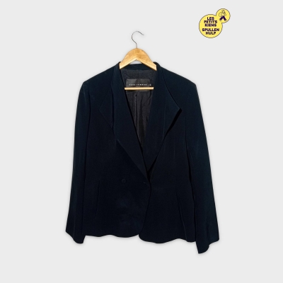 Blazer Tara Jarmon Bleu Nuit Veste Femme Taille 42