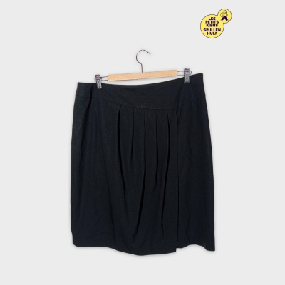 Jupe Plissée Noire Boss Hugo Boss Taille Xxxl / 46 / 18