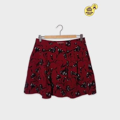 Jupe Courte Plissée Fleurie Costes Studio S
