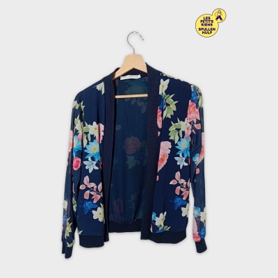 Bomber Lola Liza Floral Marine S