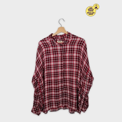 Chemise Zadig & Voltaire Carreaux Rouge Étoiles M