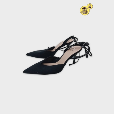 Escarpins Noirs Zara À Talons Aiguilles 38