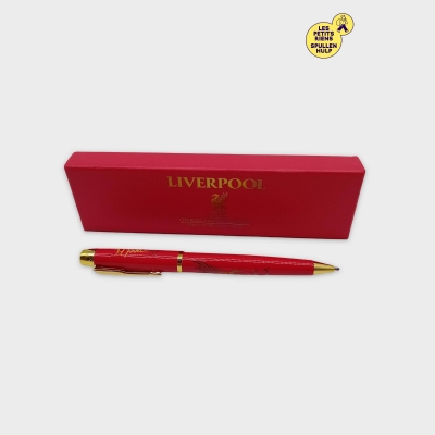 Stylo À Bille Liverpool Fc Rouge Or