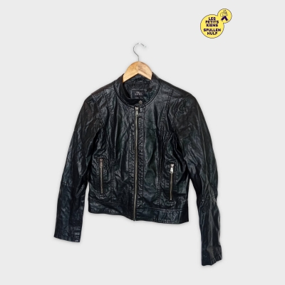 Blouson Simili Cuir Noir Mavi Taille S