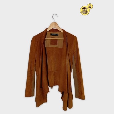Veste Suédé Zara Femme M