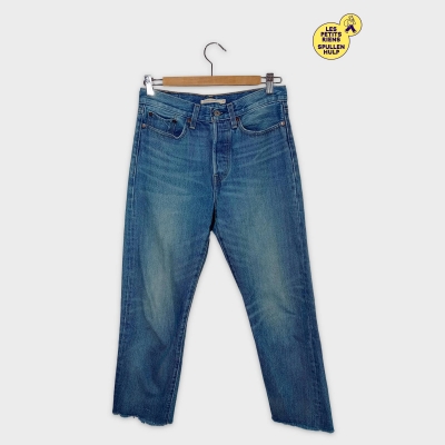 Jean Levi's Wedgie Straight Bleu Délavé W27