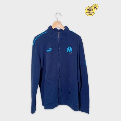 Veste Puma Om Bleue Zippée L