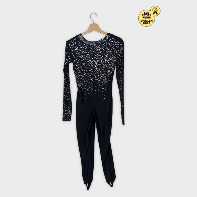 Combinaison Noire Strass Tako Mekvabidze M