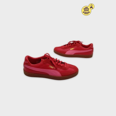 Baskets Puma Palermo Rouge Et Rose Taille 46 Eur