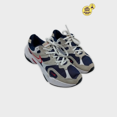 Nike Air Max Baskets Blanches, Bleues Et Rouges