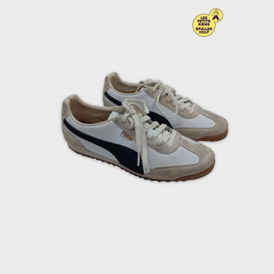 Puma Arizona Baskets Blanches Et Noires Taille 40