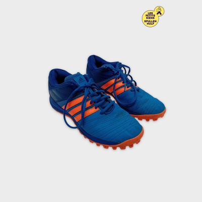 Baskets Hockey Adidas Bleues Et Orange 42