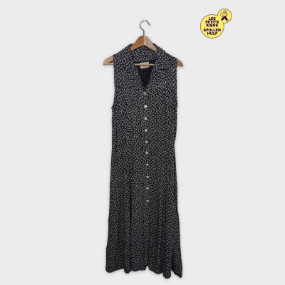 Robe Longue Fleurie Tab Tab Vintage