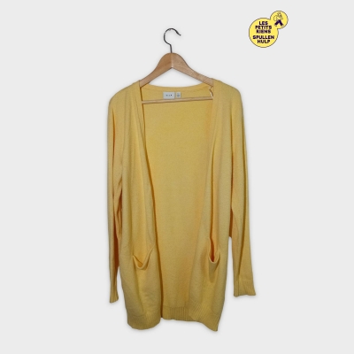 Gilet Long Vila Jaune L
