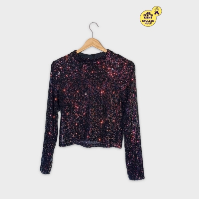 Haut À Sequins Multicolores Mango S