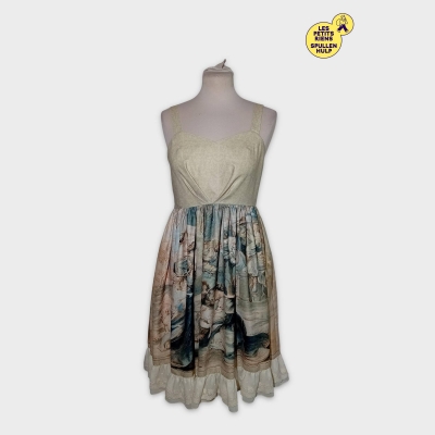 Robe Courte Magic Tea Party Style Lolita Motif Peinture Classique M