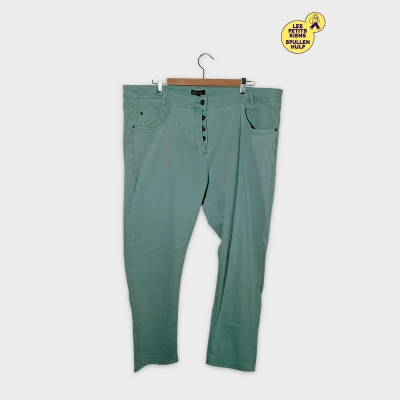Pantalon Droit Ulla Popken Vert D'eau 6xl