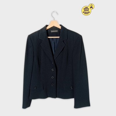 Blazer Noir À Pois Alex & Co. Xl