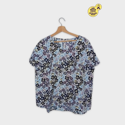 Haut À Fleurs Gina Xxxl