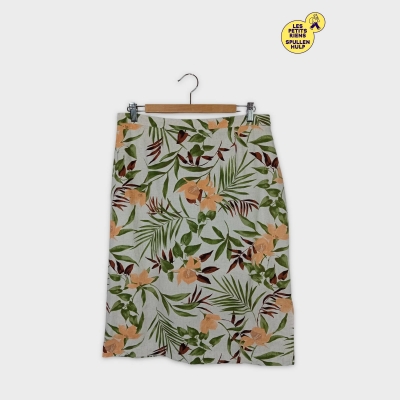 Jupe Droite Fleurie Damart Xxl