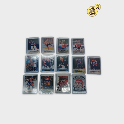 Lot 13 Cartes De Hockey Upper Deck Canvas & Parkhurst