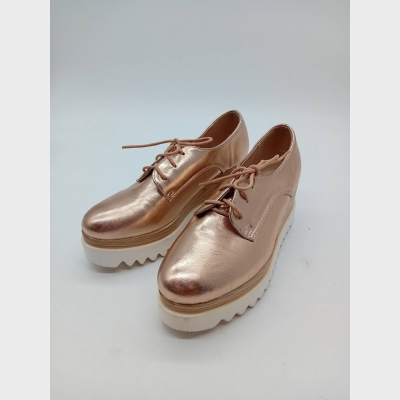 Derbies Compensées La Bottine Souriante Dorées T36